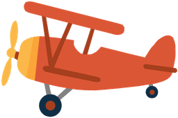 KidCurious biplane logo